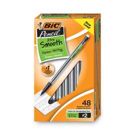 Xtra Smooth Mechanical Pencil Value Pack, 0.7 mm, HB (#2.5), Black Lead, Clear Barrel, 40/Pack