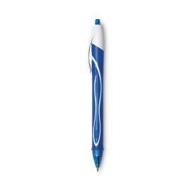 Gel-ocity Quick Dry Gel Pen, Retractable, Fine 0.5 mm, Blue Ink, Blue Barrel, Dozen