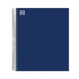 Premium Five-Subject Notebook, Medium/College Rule, Blue Cover, 11 x 8.5, 200 Sheets