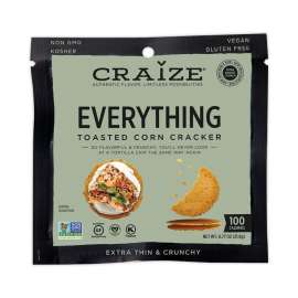 Everything Seasoned Toasted Corn Crackers, 0.77 oz Bag, 24/Pack, Delivered in 1-4 Business Days