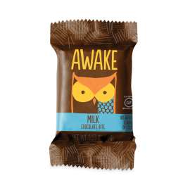 Caffeinated Milk Chocolate Bites, 0.53 oz Bars, 50 Bars/Box, Delivered in 1-4 Business Days