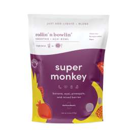 Super Monkey Acai Bowl, 6.3 oz Pouch, 4/Pack, Delivered in 1-4 Business Days