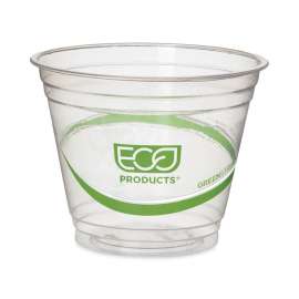 GreenStripe Renewable and Compostable Cold Cups Convenience Pack, 9 oz, Clear, 50/Pack
