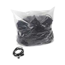 Rubber Anchor Rubber Band, 4" x 0.05", Black, 1,050 Count