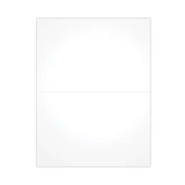 Blank Cut Sheets for W-2 or 1099 Tax Forms, 2-Up Style, 8.5 x 11, White, 100/Pack
