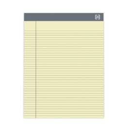 Notepads, Narrow Rule, 50 Canary-Yellow 8.5 x 11.75 Sheets, 3/Pack