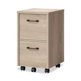 Dulzura Two-Drawer Vertical File Cabinet, File/File, Legal/Letter, Warm Brown, 17 x 20 x 29.25