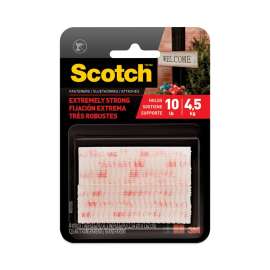 Extreme Fasteners, 1" x 3", Clear, 2/Pack