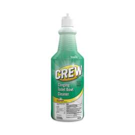Crew Clinging Toilet Bowl Cleaner, Fresh Scent, 32 oz Squeeze Bottle, 6/Carton