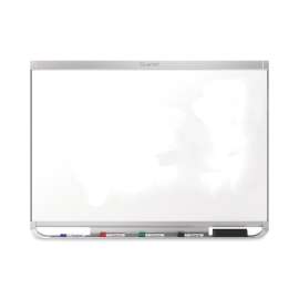 Prestige 2 DuraMax Magnetic Porcelain, 72 x 48, White Surface, Silver Aluminum/Plastic Frame