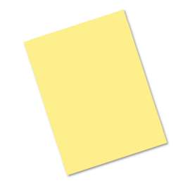 Riverside Construction Paper, 76 lb Text Weight, 18 x 24, Yellow, 50/Pack