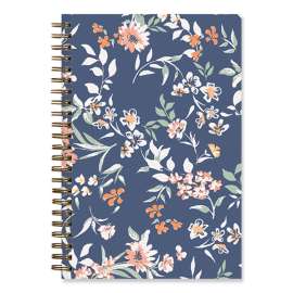 One Tree Planted "Effie" Weekly/Monthly Planner, Floral Artwork, 8 x 5, Blue/Multicolor Cover, 12-Month (Jan to Dec): 2023