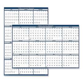 Academic Year Recycled Poster Style Reversible/Erasable Yearly Wall Calendar, 18 x 24, 12-Month (July to June): 2022 to 2023