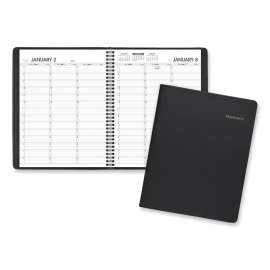Weekly Appointment Book, 8.75 x 7, Black Cover, 13-Month (Jan to Jan): 2023 to 2024