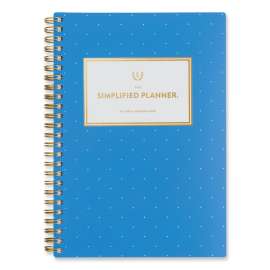 Simplified Planner by Emily Ley: Academic Weekly/Monthly, 8.5 x 5.5, Azure Pin Dot Cover, 12-Month (July to June): 2022-2023