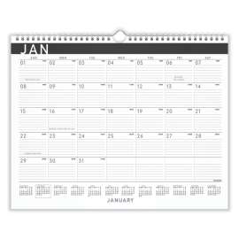Medium Monthly Wall Calendar, Contemporary Artwork/Formatting, 15 x 12, White Sheets, 12-Month (Jan to Dec): 2023