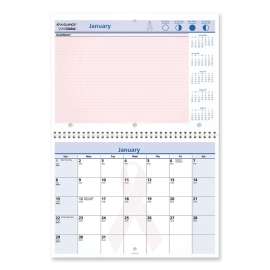 QuickNotes City of Hope Wall Calendar, Pink Ribbon Artwork, 11 x 8, White/Blue/Pink Sheets, 12-Month (July-June): 2022-2023