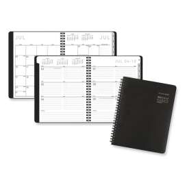 Designer Monthly Planner, 10 x 7, Black Cover, 13-Month (Jan to Jan): 2023