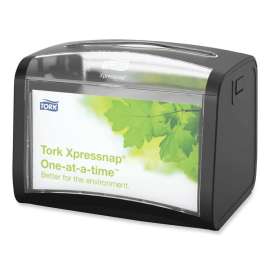 Xpressnap Tabletop Napkin Dispenser, 7.9 x 5.9 x 6.1, Black