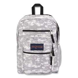 Big Student Backpack, Fits Devices Up to 14.9", Polyester, 13 x 10 x 17.5, 8-Bit Camo
