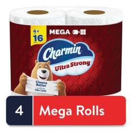 Ultra Strong Bathroom Tissue, Septic Safe, 2-Ply, White, 264 Sheet/Roll, 4/Pack