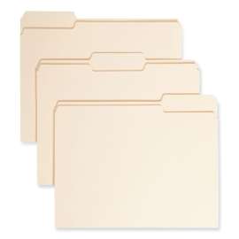 Manila File Folders, 1/3-Cut Tabs: Assorted, Letter Size, 0.75" Expansion, Manila, 24/Pack
