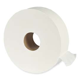 Recycled 2-Ply Jumbo Toilet Paper, Septic Safe, White, 3.55" x 2,000 ft, 6 Rolls/Carton