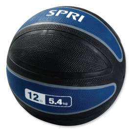 Xerball Medicine Ball, 12 lbs, Navy/Black