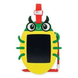 Sketch Pals Digital Doodle Pad, Juno the Beetle, 4" LCD Touchscreen, 5" x 8.25", Yellow/Green/Black