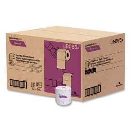 Select Standard Bath Tissue, 2-Ply, White, 500 Sheets, 80 Rolls/Carton