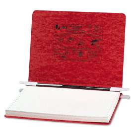 PRESSTEX Covers with Storage Hooks, 2 Posts, 6" Capacity, 12 x 8.5, Executive Red