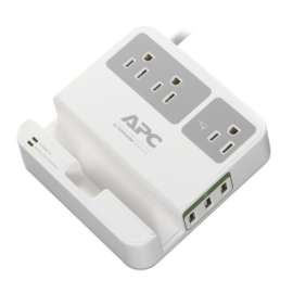 APC by Schneider Electric Essential SurgeArrest, 3 Outlets, 3 USB Charging Ports, 120V