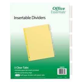 Avery® Tab Inserts Buff Dividers