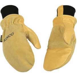 Kinco - Premium Leather Work and Ski Mitt with Nikwax Waterproof Wax, (901T) XL