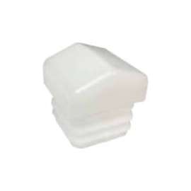 NPS - White Plastic Floor Glides for 8100 Stacking Chairs (Pack of 50)