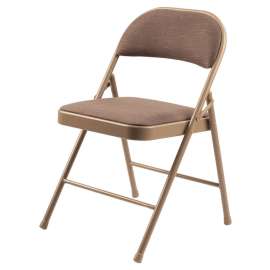NPS - 970 Series Star Trail Brown Fabric Padded Folding Chairs (Pack of 4)