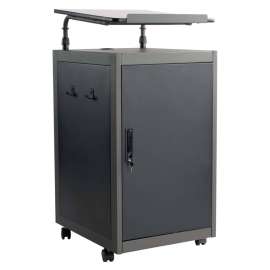 NPS - Oklahoma Sound™ Charcoal Slate WorkPod Teachers Lectern