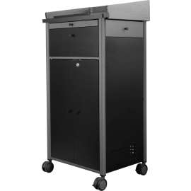 NPS - GSL Series Charcoal Steel Non-Sound Lectern