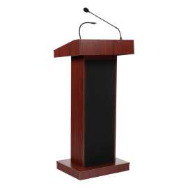 NPS - Orator Series Mahogany Wood Oklahoma Sound™ Lectern