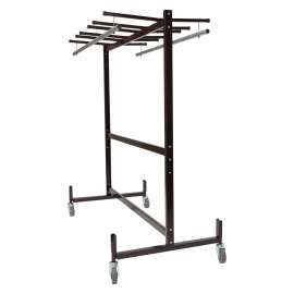 NPS - Powder-Coated Steel Table & Chair Storage Truck with Chekerette Bar