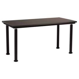 NPS - Designer Series Oak Steel 54"L x 24"W x 27" to 42"H Science Table with Phenolic Top