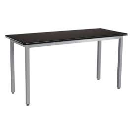 NPS - Steel Series Gray 48"L x 24"W x 36"H Science Table with HPL Top