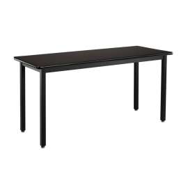 NPS - Steel Series Black 60"L x 24"W x 30"H Science Table with HPL Top