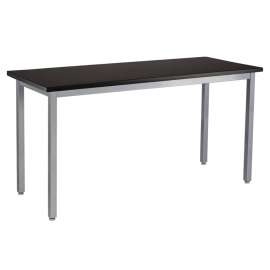 NPS - Steel Series Gray 60"L x 24"W x 30"H Science Table with Phenolic Top