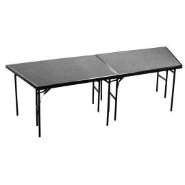 NPS - Gray Carpet Stage Pie for 96"L x 36"W x 32"H Stage