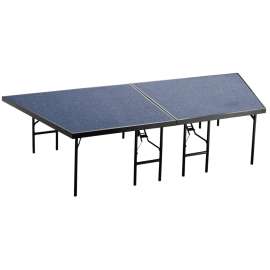 NPS - Blue Carpet Stage Pie for 96"L x 48"W x 24"H Stage