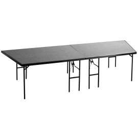 NPS - Gray Carpet Stage Pie for 96"L x 48"W x 32"H Stage