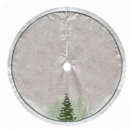 48" GRY/WHT Tree Skirt