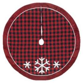 48" Plaid Tree Skirt