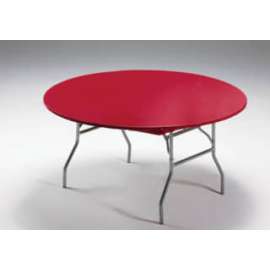 60" RED RND Table Cover